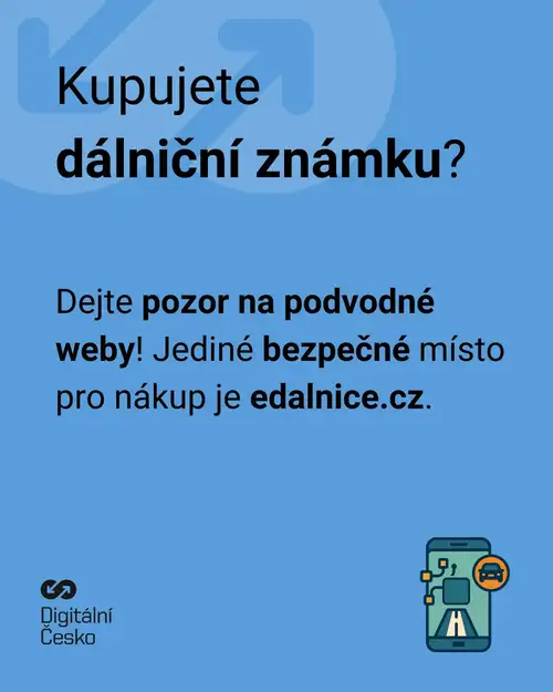 Kupujete dálniční známku? Pozor na podvodníky! S koncem roku se …